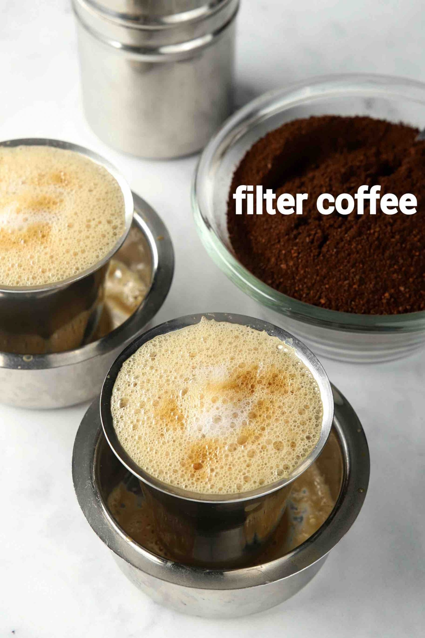 Mange smertefuld Tidsplan filter coffee recipe | filter kaapi recipe | south indian filter coffee
