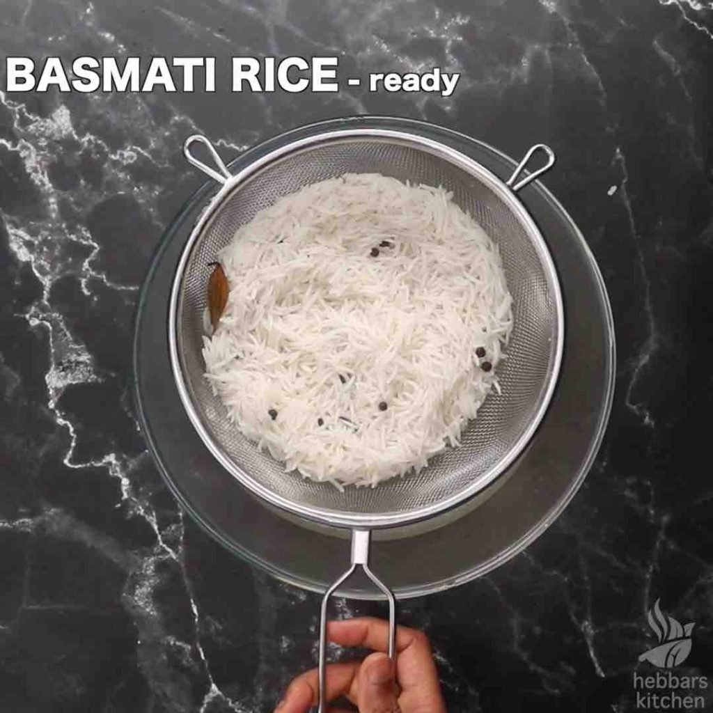 बिरयानी चावल बनाने की विधि