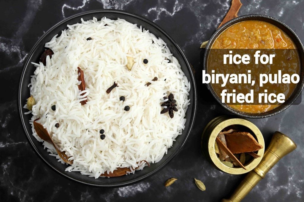 how to prepare non sticky rice for fried rice & pulao
