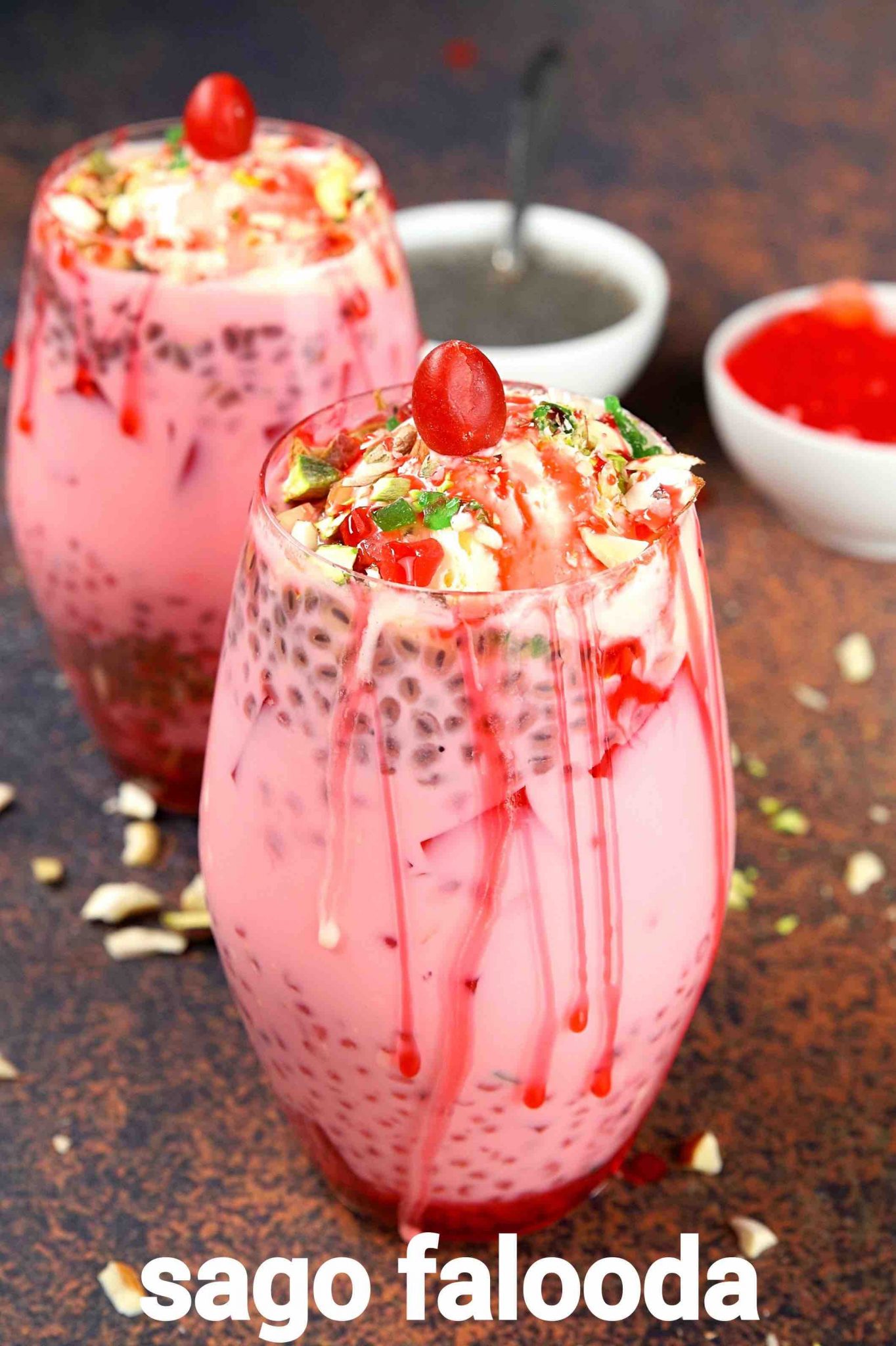 Sabudana Falooda Recipe | Sago Falooda | Sabudana Dessert | Sago Drink