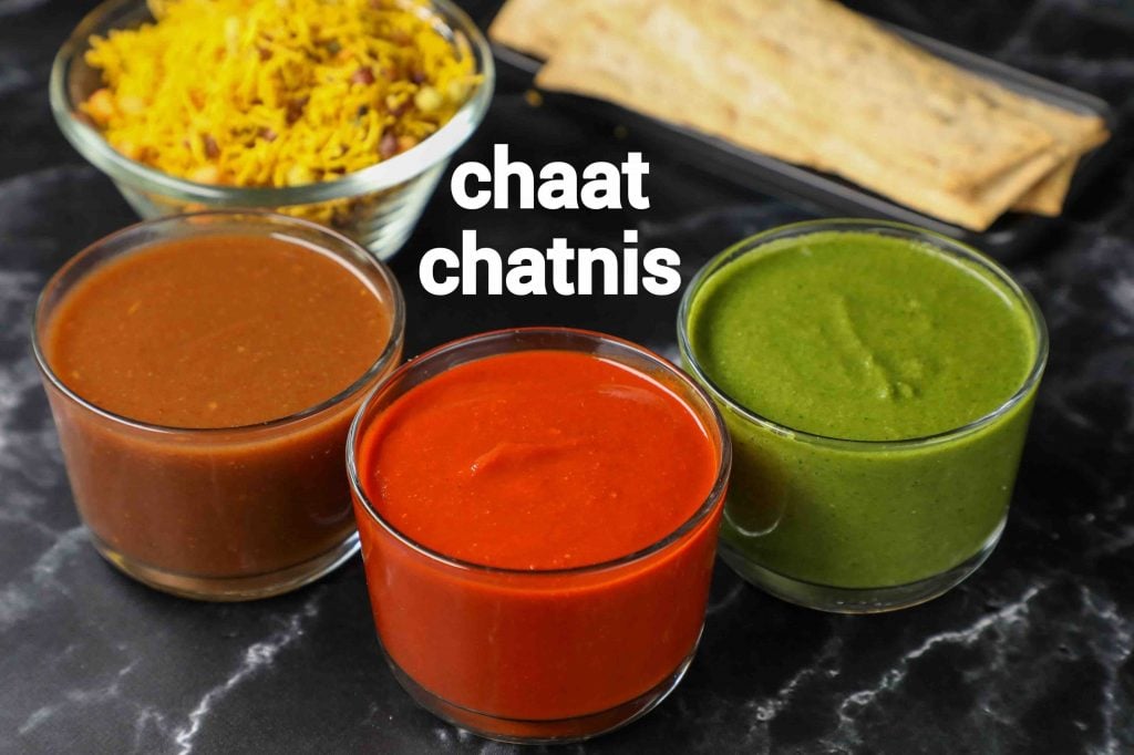 basic 3 chutney recipes for chaat