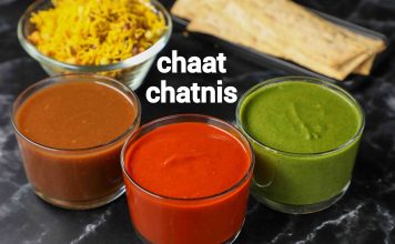 basic 3 chutney recipes for chaat