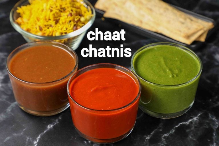 chaat chutney recipes | basic 3 chutney recipes for chaat | chaat ki chutney