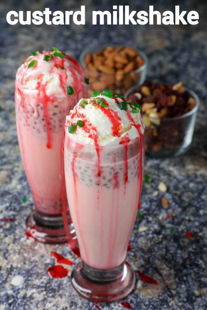 custard milkshake recipe