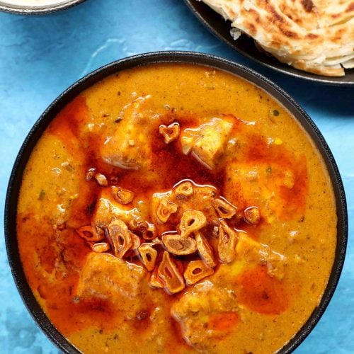 garlic paneer curry recipe