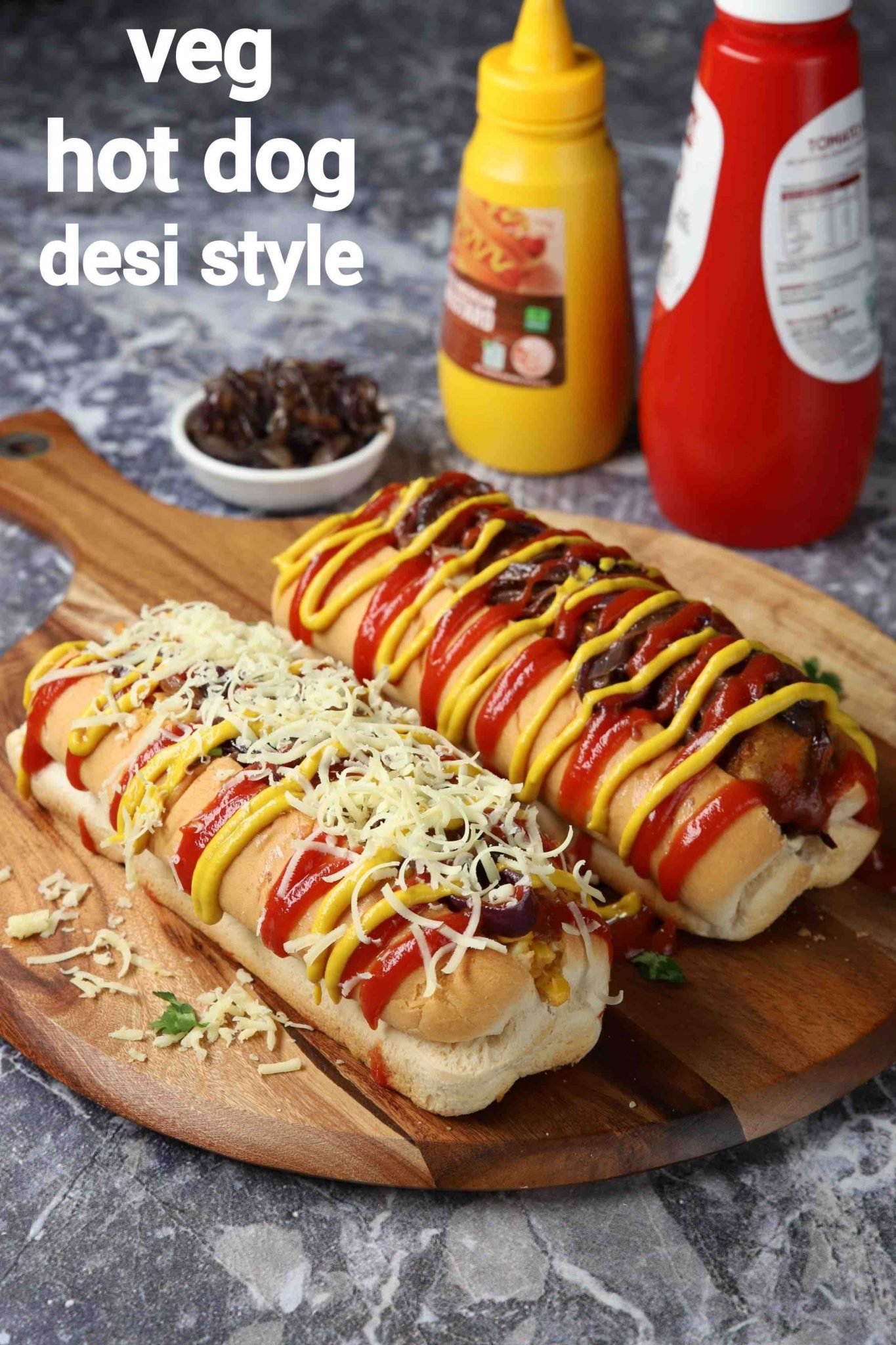 hot dog recipes | 2 ways desi veg hot dog | aloo paneer hot dog