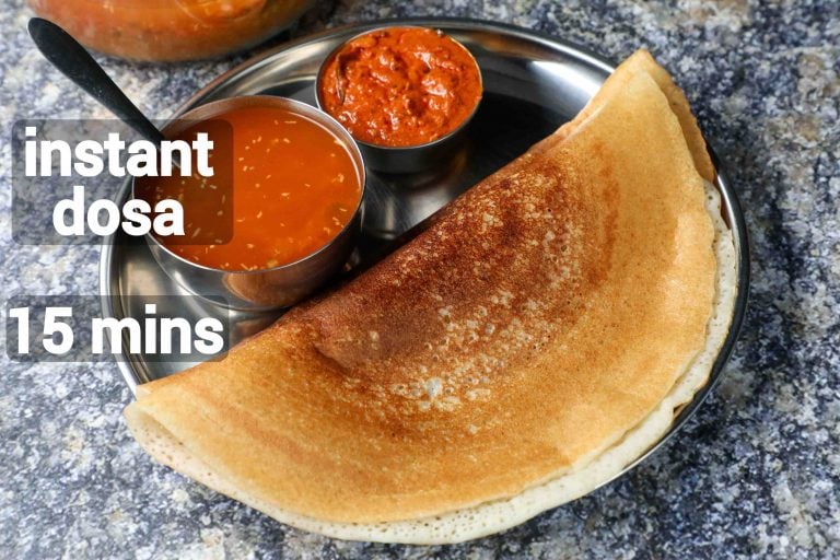 इंस्टेंट डोसा रेसिपी | instant dosa in hindi | सूजी के साथ क्रिस्पी इंस्टेंट डोसा