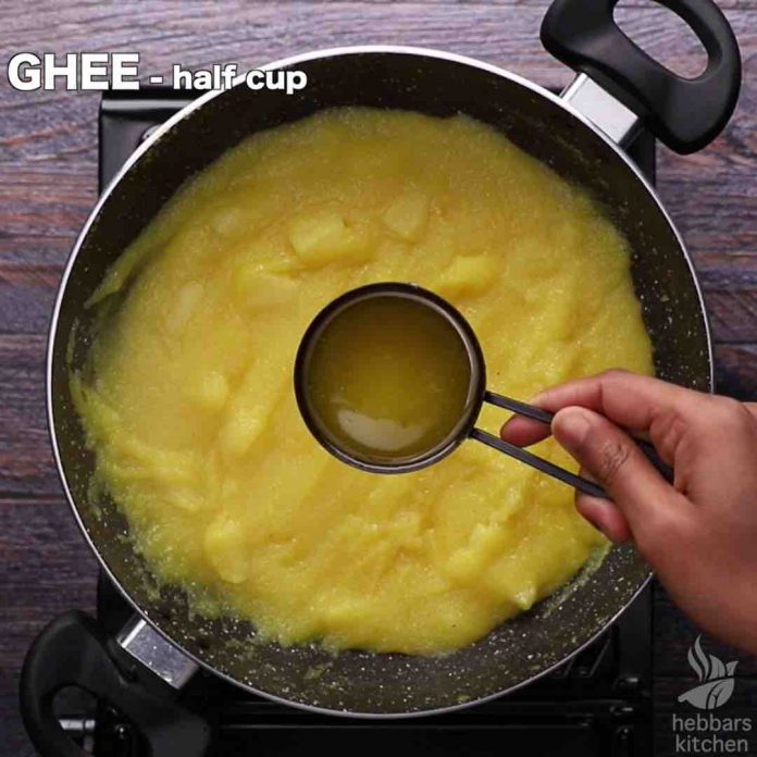 pineapple kesari bath recipe pineapple sheera pineapple rava kesari