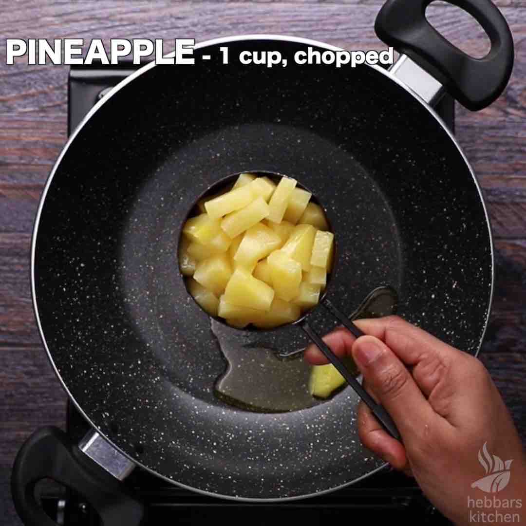 pineapple kesari bath recipe pineapple sheera pineapple rava kesari