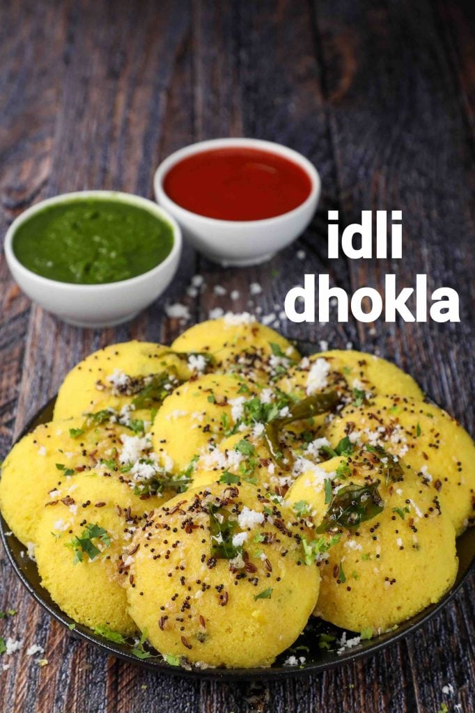 instant dhokla in idli stand