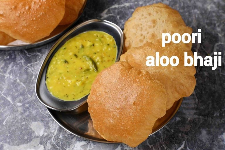poori recipe | puri bhaji recipe | puri recipe | how to make poori | poori baji