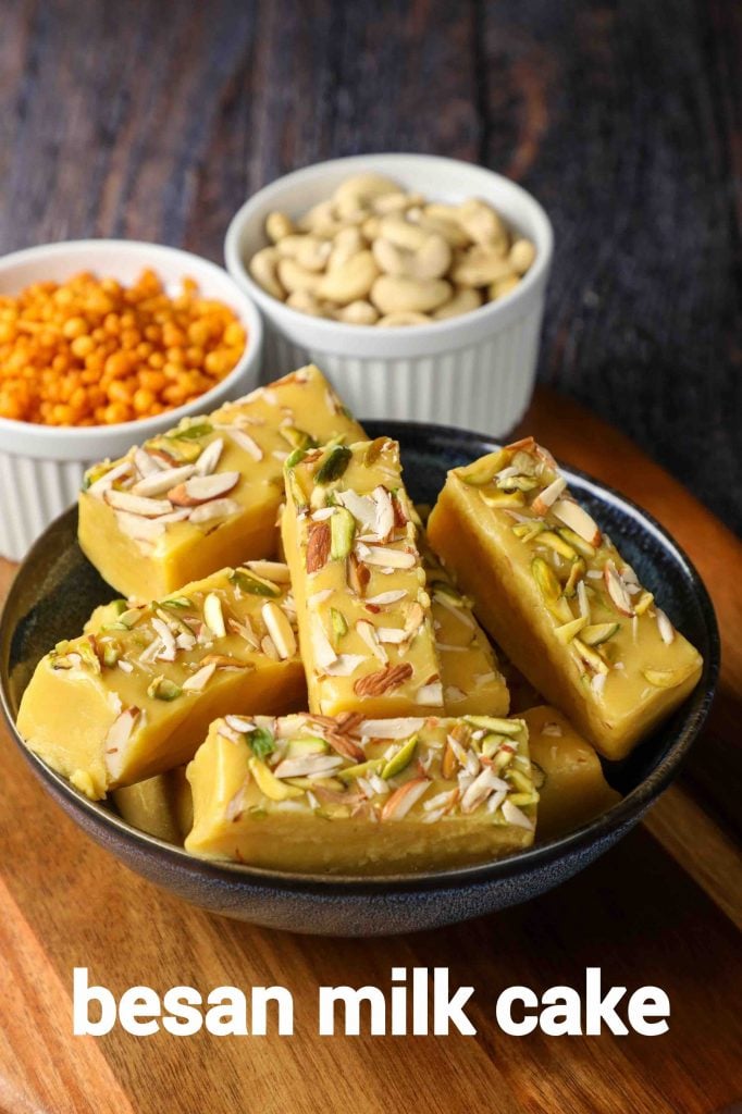 besan milk burfi