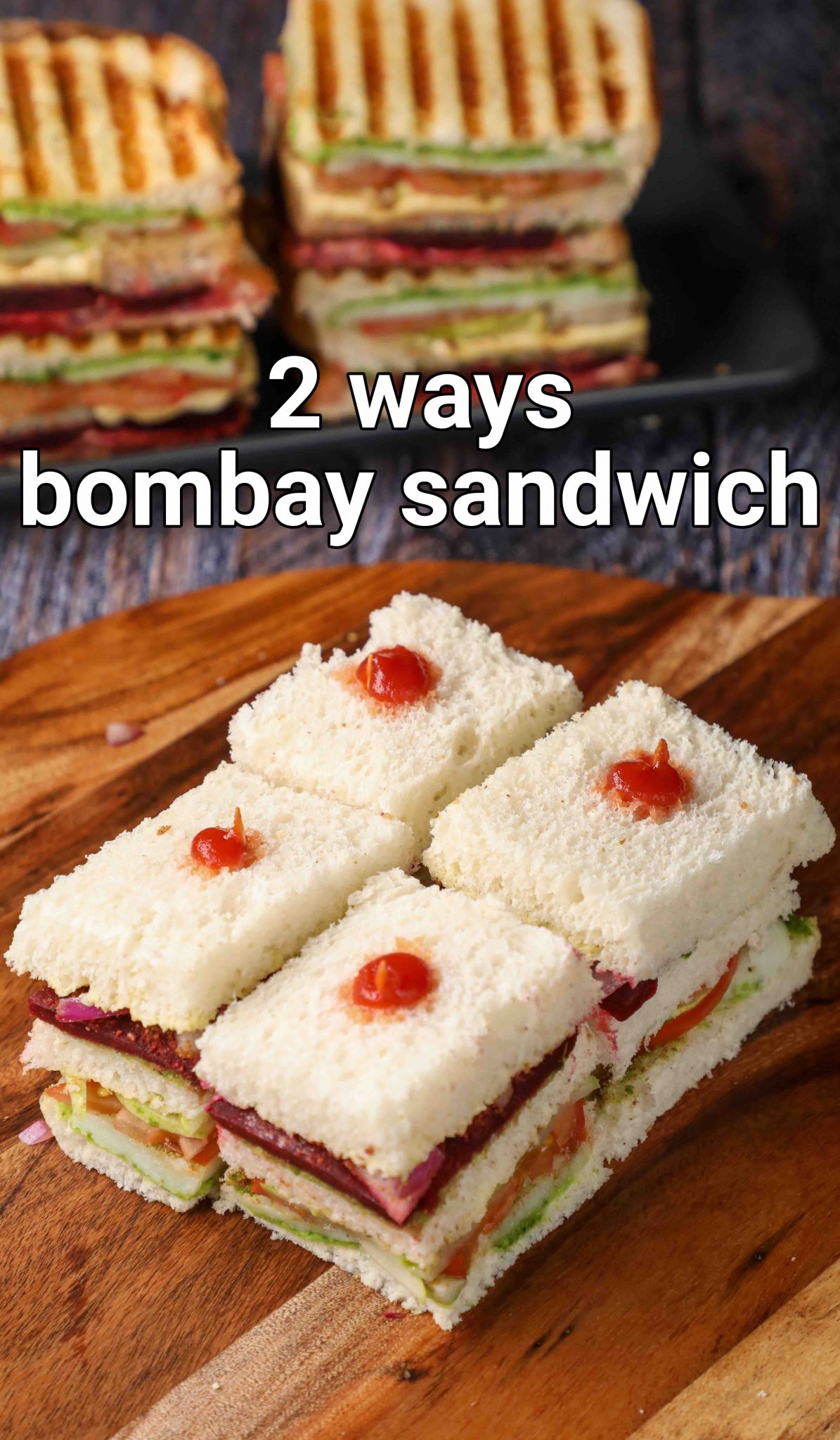 bombay sandwich recipe | mumbai sandwich | bombay grilled sandwich