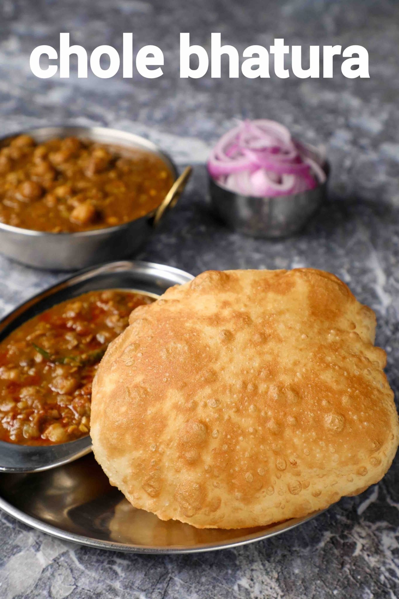 chole bhature recipe | chhole bhature | chana bhatura | chola batura