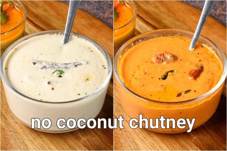 chutney recipes without coconut for idli & dosa | no coconut chutney recipe