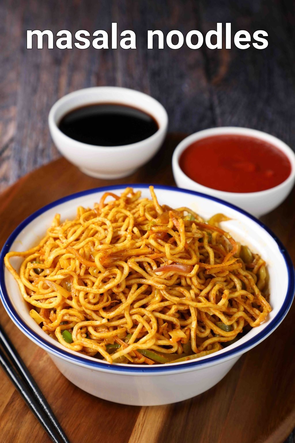 masala noodles recipe | mumbai street style vegetable masala noodles