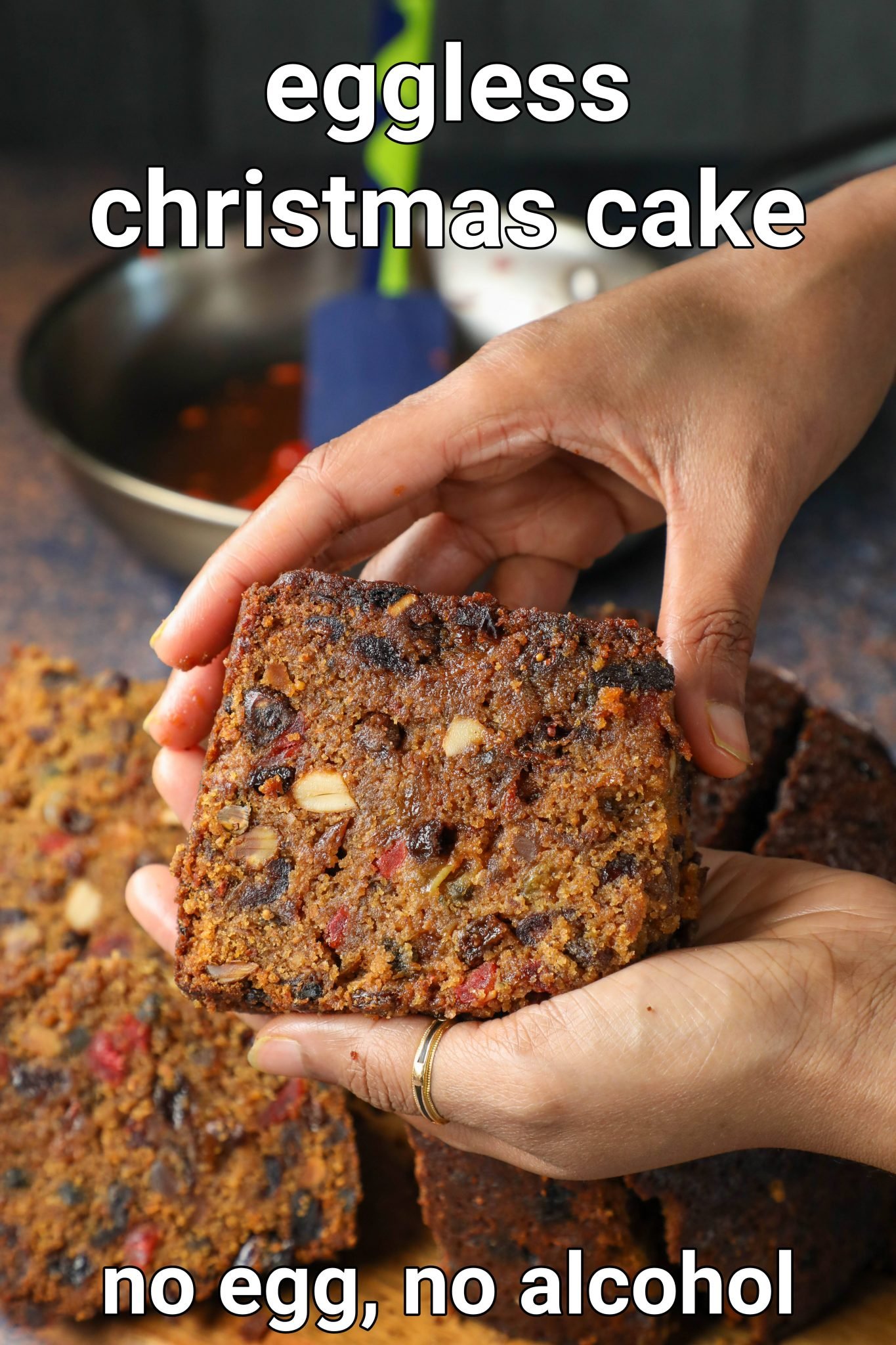 christmas cake recipe | eggless christmas fruit cake | kerala plum cake