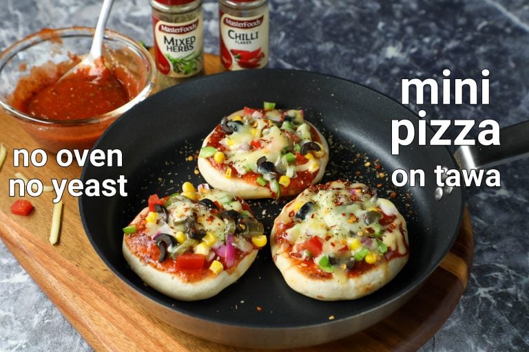 mini pizzas recipe | pizza bites recipe | pizza mini recipe on tawa