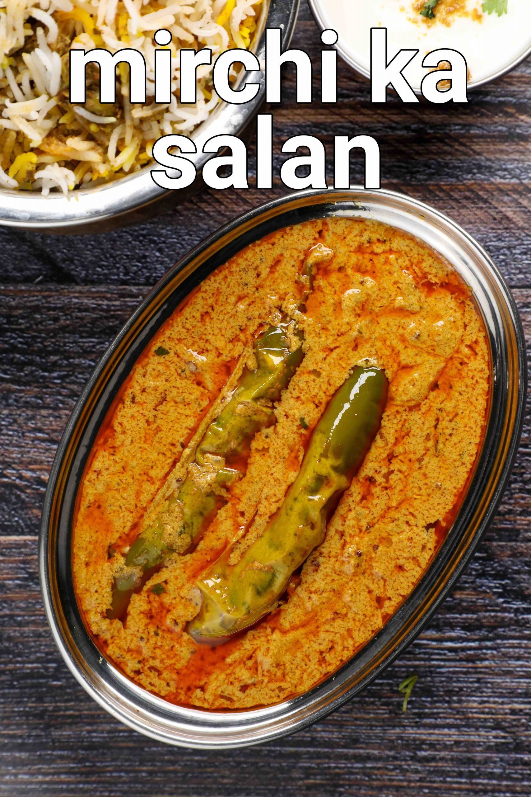 mirchi ka salan recipe | mirchi salan | biryani salan | hyderabadi salan