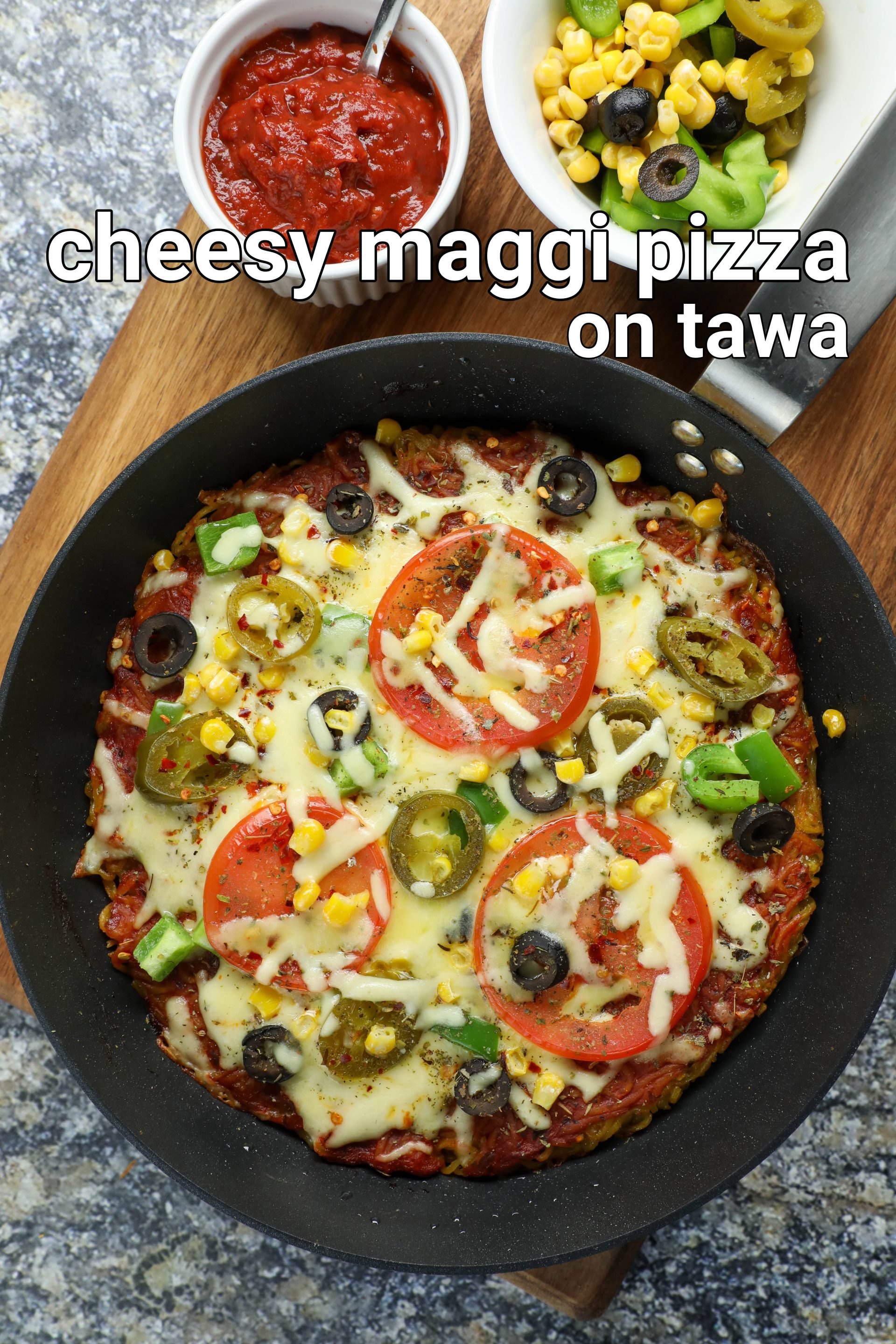 Maggi Pizza Recipe Maggi Noodles Pizza Maggi Noodles As Pizza Base 