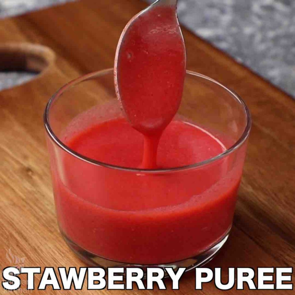 strawberry puree