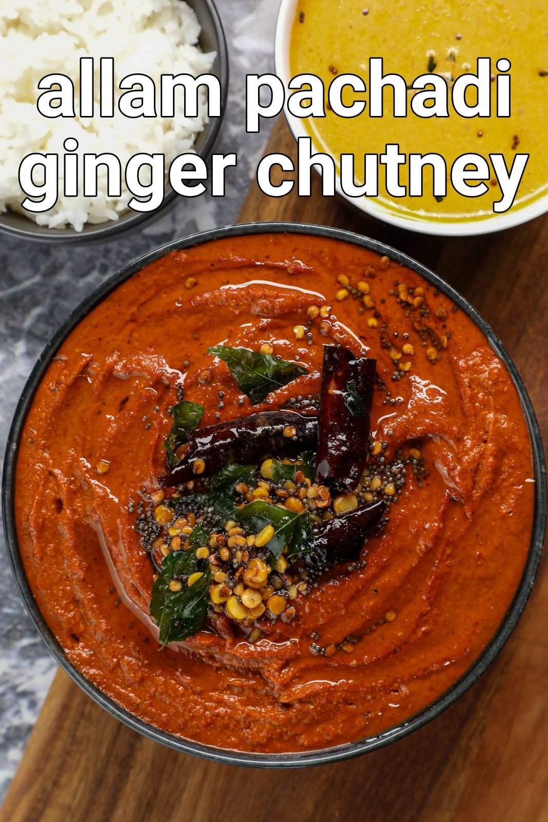 ginger chutney recipe | allam pachadi | adrak chatni ...
