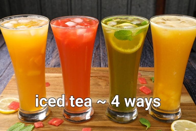 ice tea recipe | iced tea recipe | homemade iced tea – 4 ways