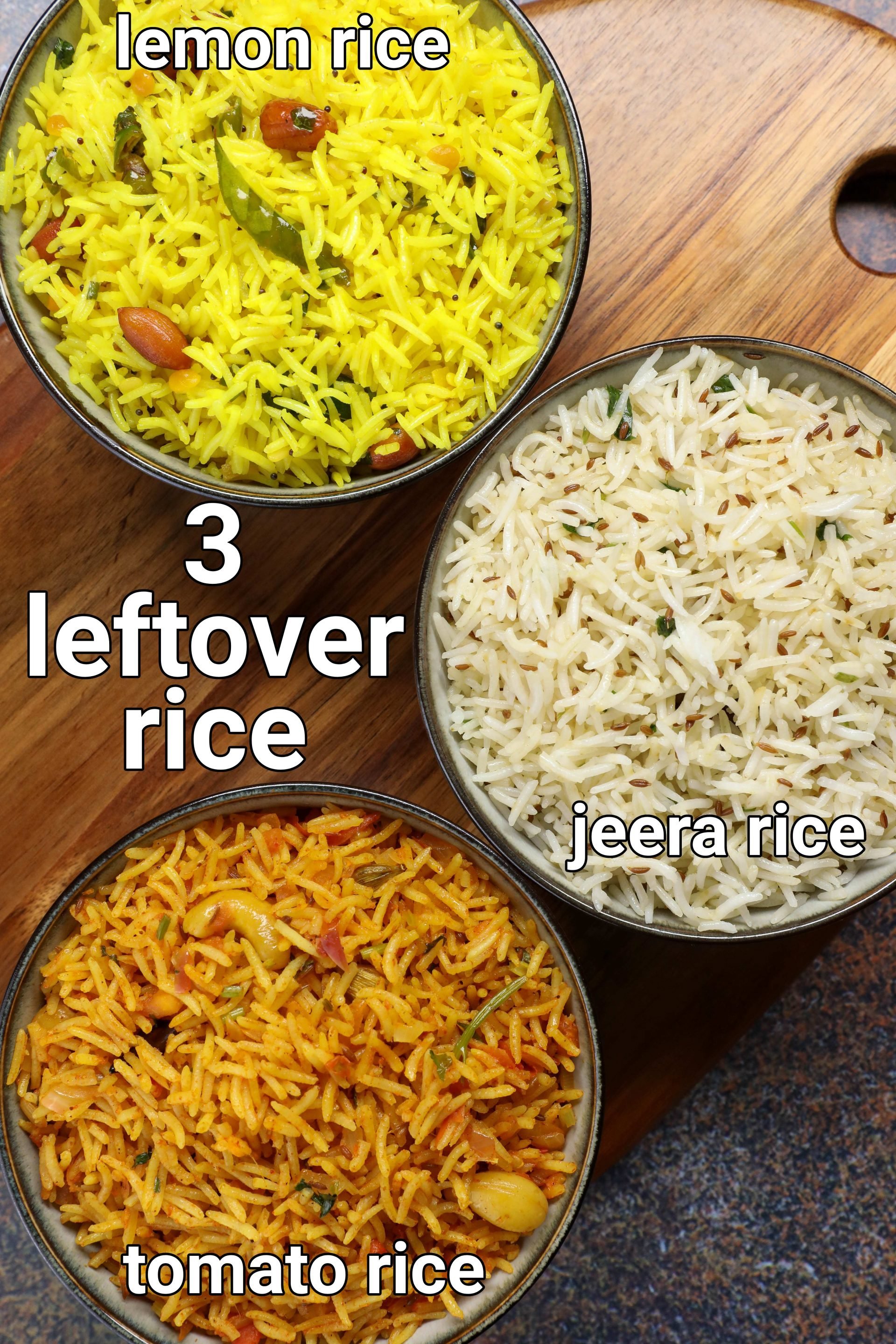 3 leftover rice recipes cooked rice recipes leftover rice ideas