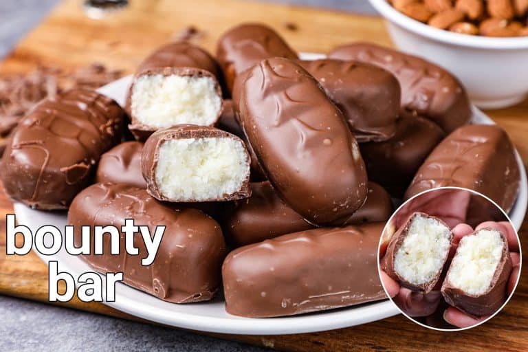 बाउंटी चॉकलेट रेसिपी | bounty chocolate in hindi | बाउंटी बार