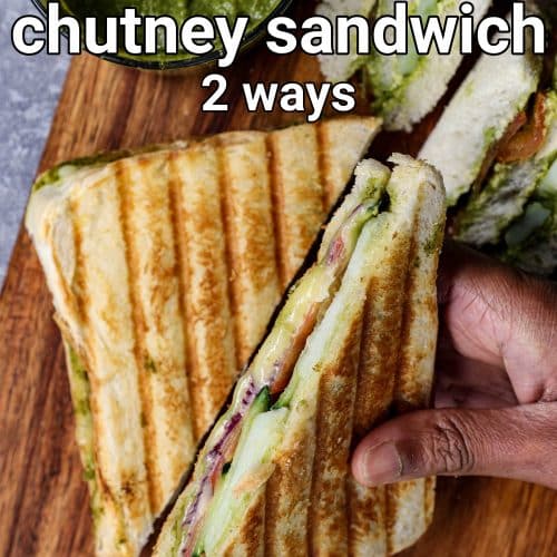 chutney cheese sandwich & chutney club sandwich