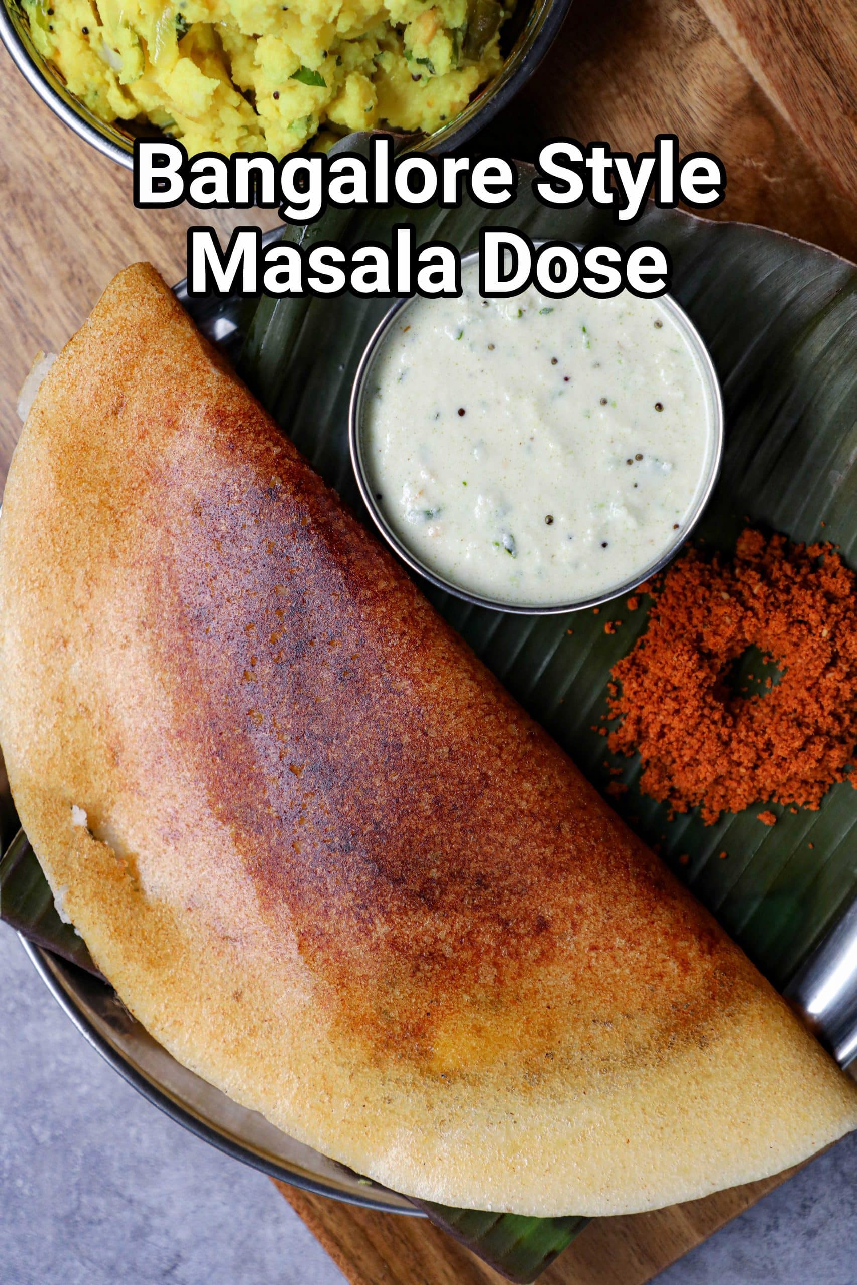 hotel masala dosa recipe | bangalore style masala dose | thick masala ...