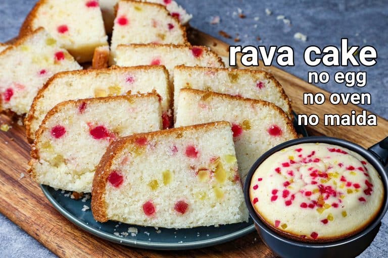 rava cake recipe | suji cake recipe in cooker | eggless suji ka cake in a pan