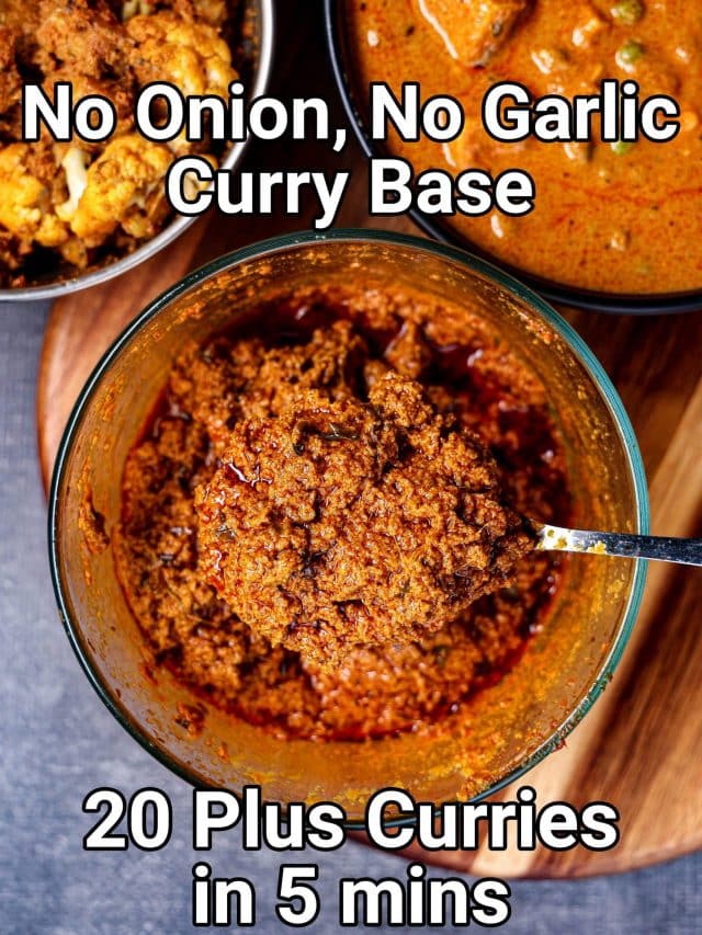 Multipurpose 20+ Curry Recipes – No Onion & Garlic Recipe