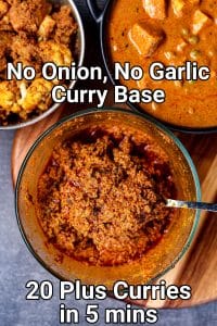 curry without onion and garlic recipe