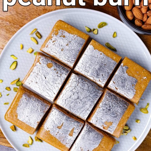 peanut burfi recipe