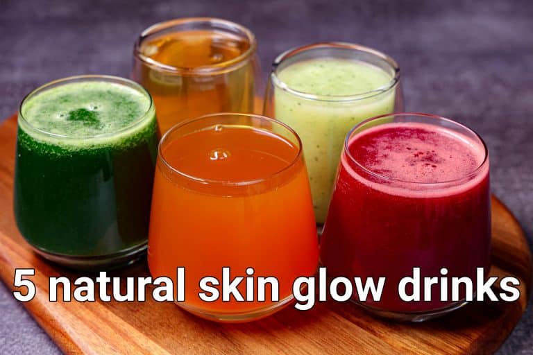 5 स्किन ग्लो ड्रिंक रेसिपीज | 5 skin glow drink in hindi | चमकती त्वचा के लिए जूस