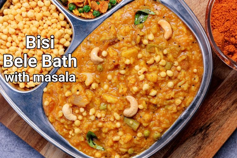 Bisi Bele Bath Recipe with Homemade Masala