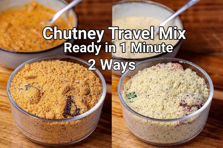 Chutney Ready Mix Travel Recipe – 2 Ways | Instant Chutney Mix Powder