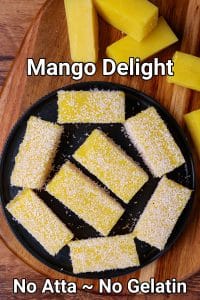 Soft Mango Jelly Halwa Dessert