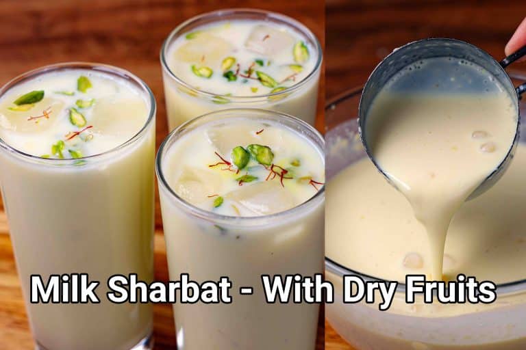 Milk Sharbat Recipe | Dry Fruit Mix Sharbat – Summer Refreshing Drink