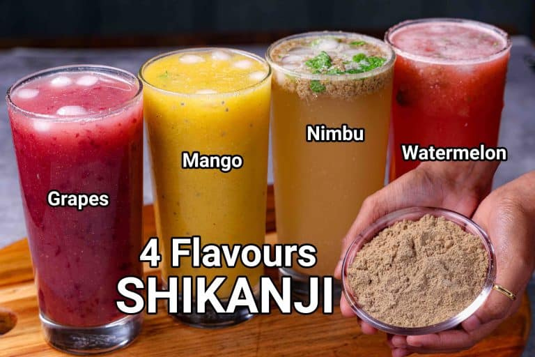 Shikanji Recipe 4 ways | Shikanjvi Masala Powder Lemon & Soda Flavor