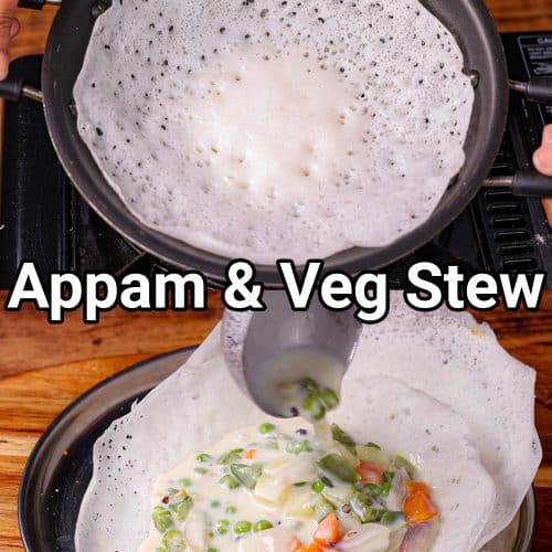 Homemade Kerala Appam Batter & Veg Stew Combo