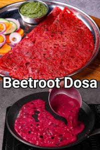 Beetroot Dosa Recipe