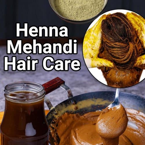 Mehandi Hair Pack Recipe | Henna Hair Oil Natural Remedy For Grey Hair