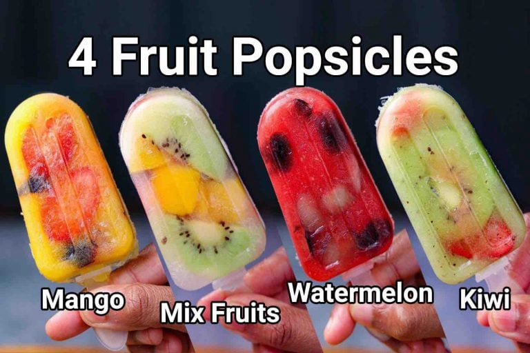 Popsicle Recipe 4 ways | Make Your Own Homemade Healthy Fruit Pops