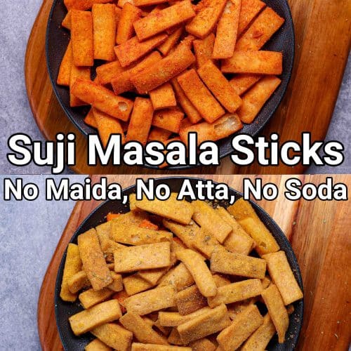 Sooji Masala Sticks Recipe 2 ways