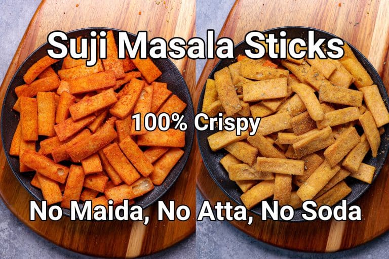 Sooji Masala Sticks Recipe 2 ways | Masala Rava Fingers Tea Time Snack