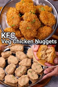 KFC Style Veg Fried Chicken Nuggets