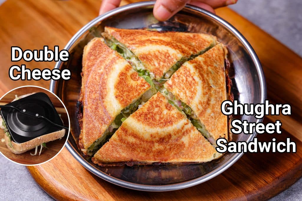 Double Cheese Sandwich - Gujarati Street Style