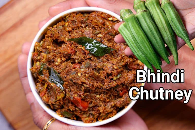 Bhindi Chutney Recipe | Bendekayi chutney | Okra Chutney for idli & Dosa